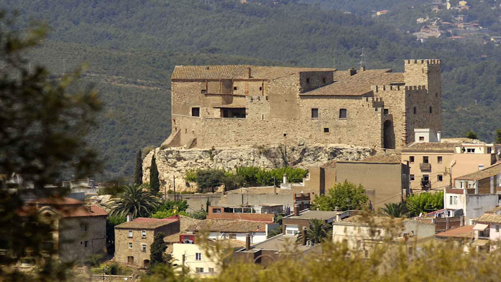 El castillo medieval del Papiol en una imagen de archivo