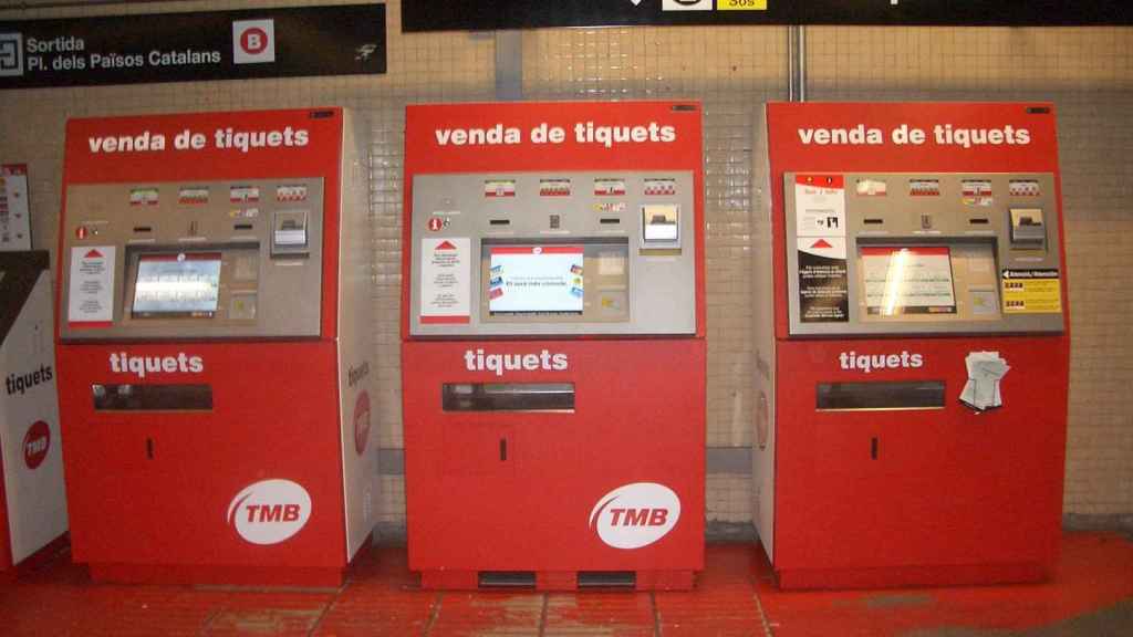 Máquinas de venta de billetes de metro