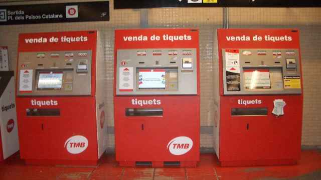Máquinas de venta de billetes de metro