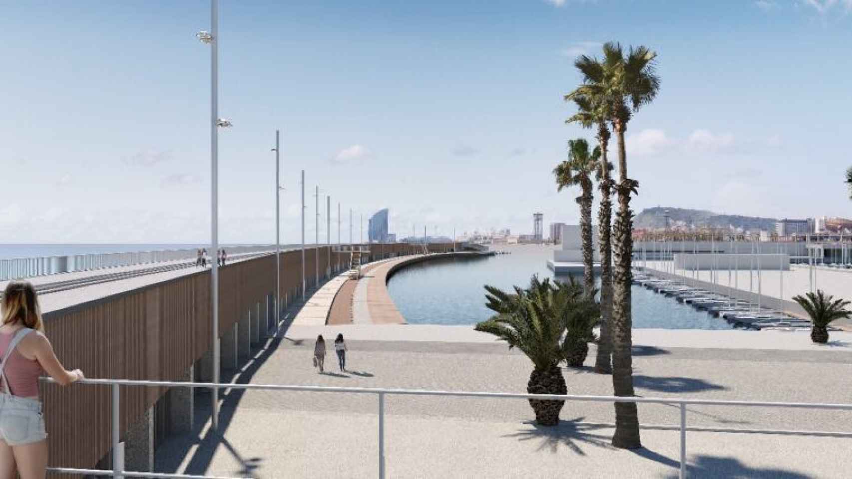 La nueva Rambla del Port de Barcelona