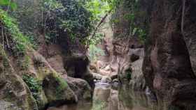 Cascada el Gorg de la Mola en Sant Andreu de la barca