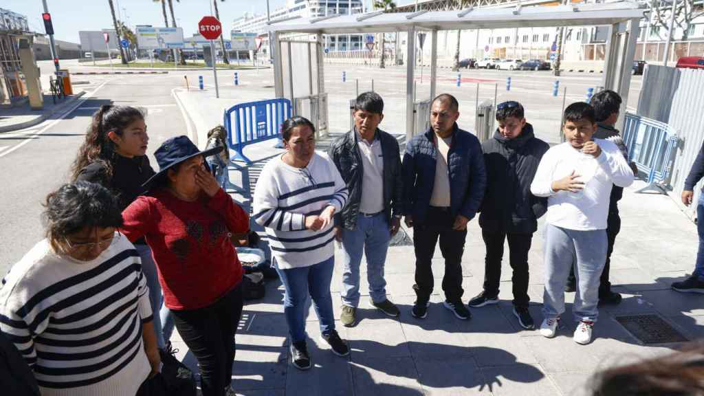 El grupo de personas atrapadas en el crucero MSC en Barcelona