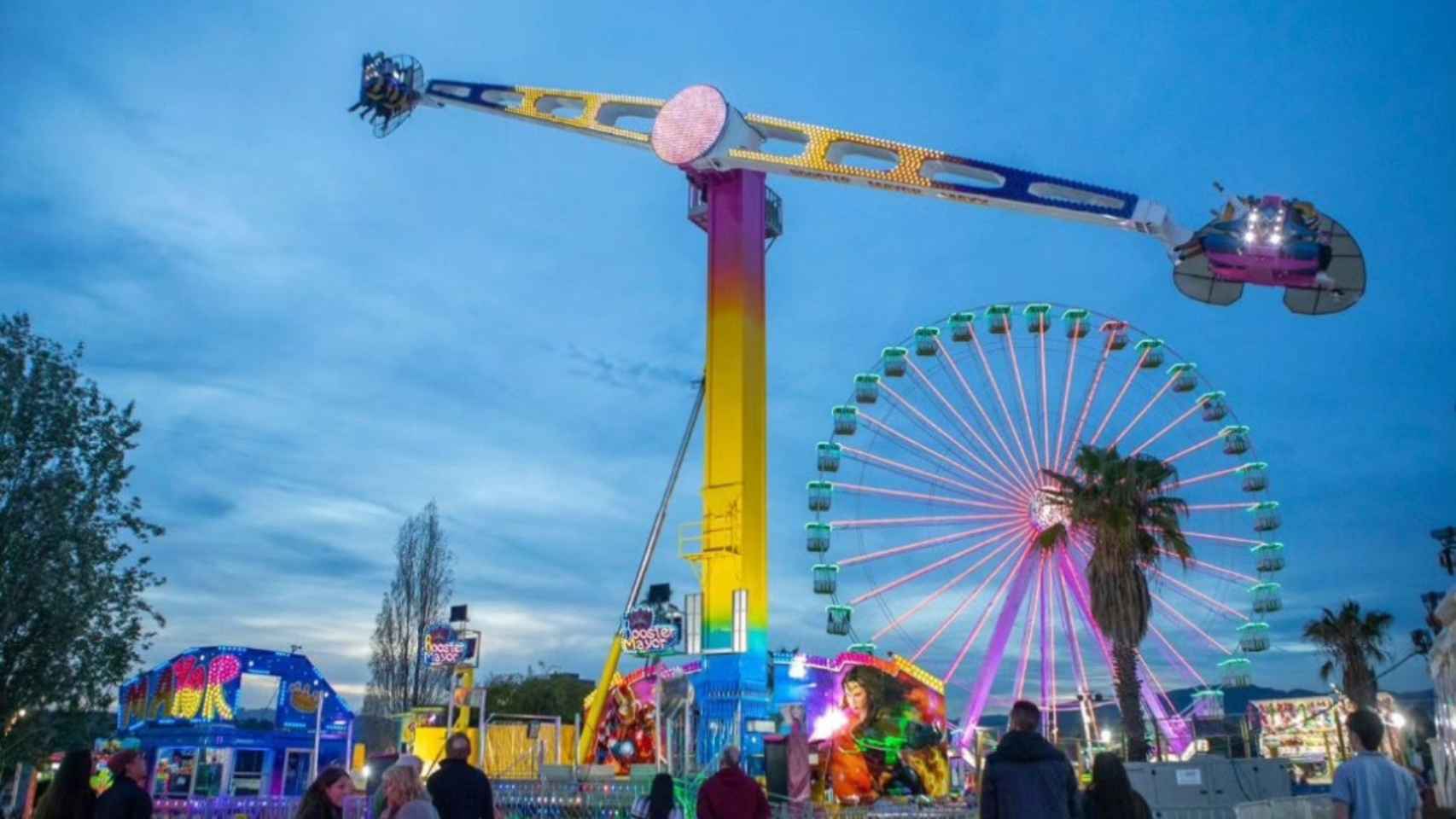 La feria de las Fiestas de la Primavera de Terrassa