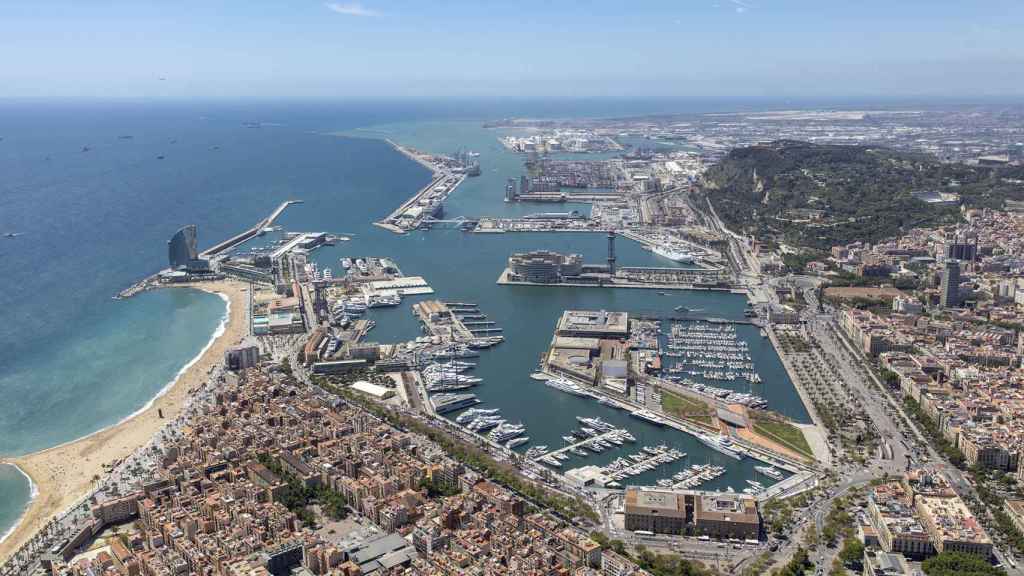 Vista panorámica del Port de Barcelona