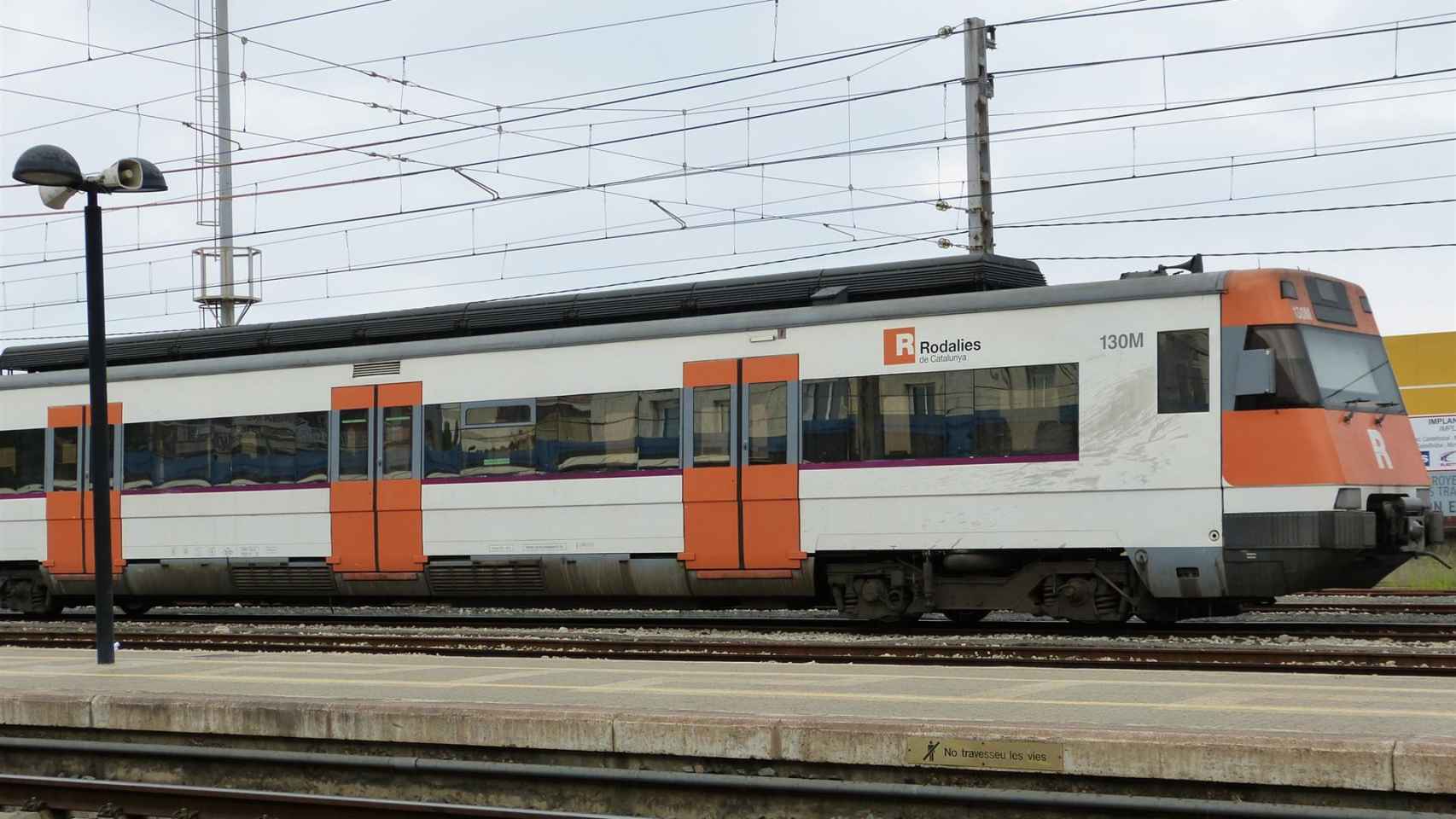 Un tren de Rodalies de Barcelona