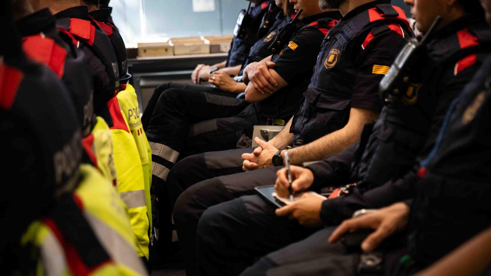 Agentes de los Mossos d'Esquadra de Barcelona