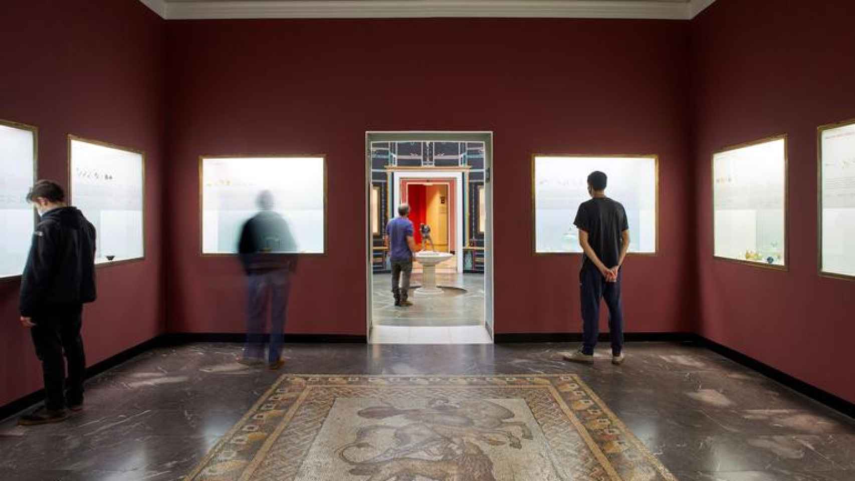 Interior del Museo de Arqueología de Catalunya