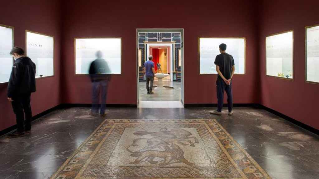 Interior del Museo de Arqueología de Catalunya
