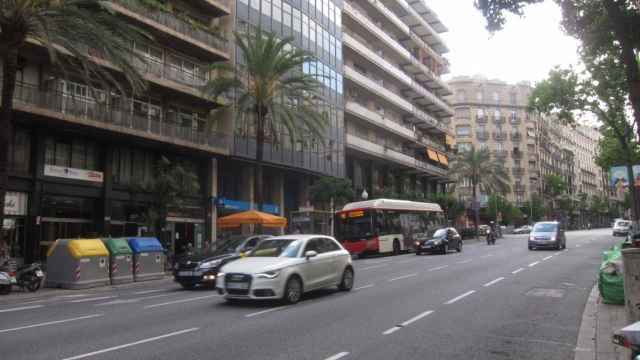 La calle Balmes de Barcelona