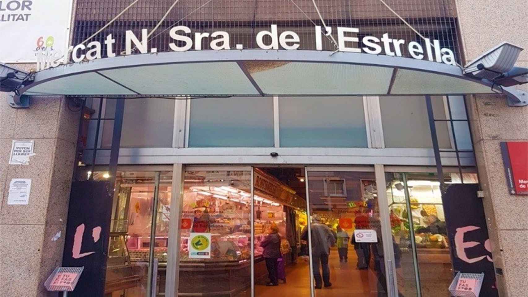 El Mercat de l'Estrella en Barcelona