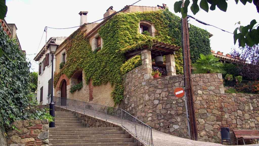 Una de las calles más bonitas de Sant Vicenç de Montalt