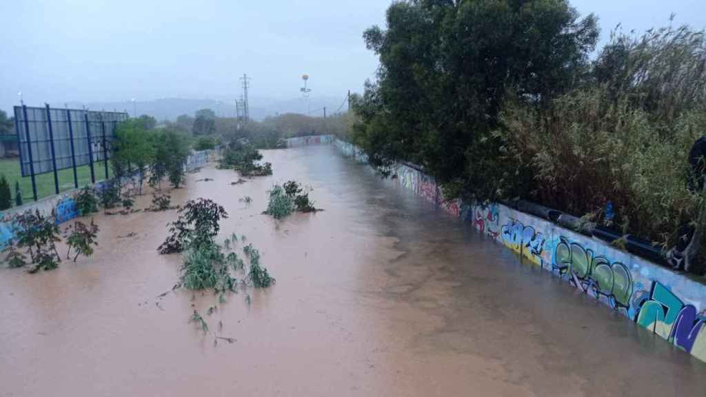 Inundaciones en la riera de Gavà