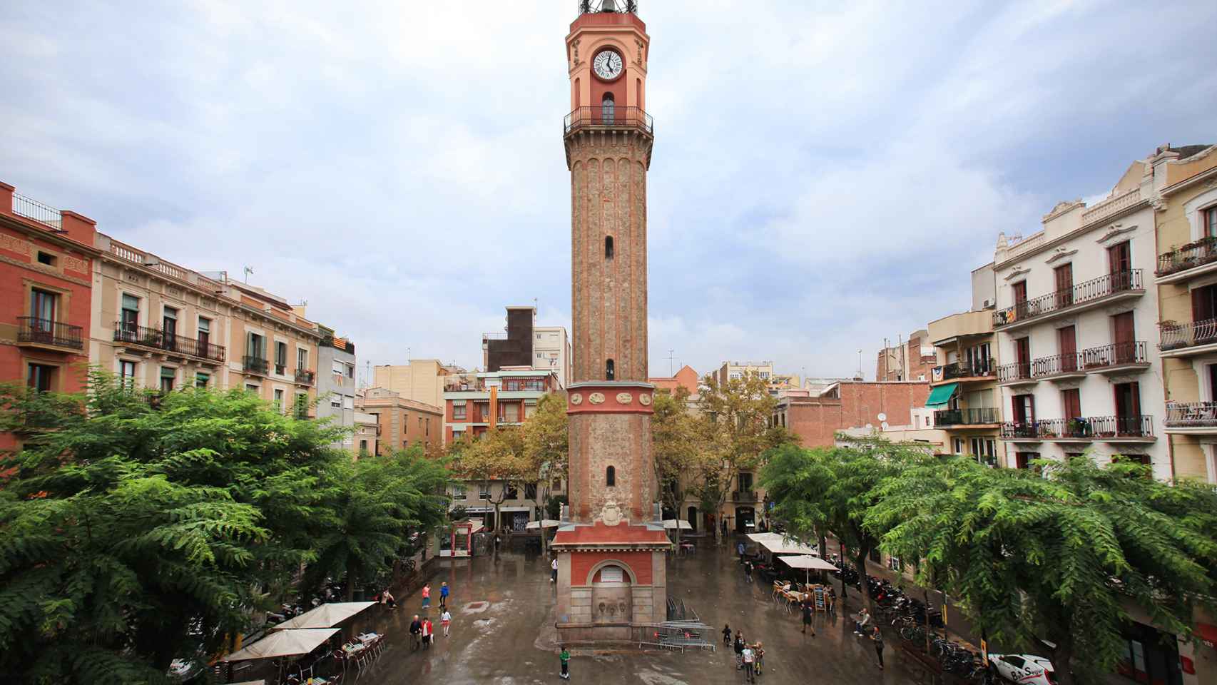 La plaza de la Vila de Gràcia de Barcelona