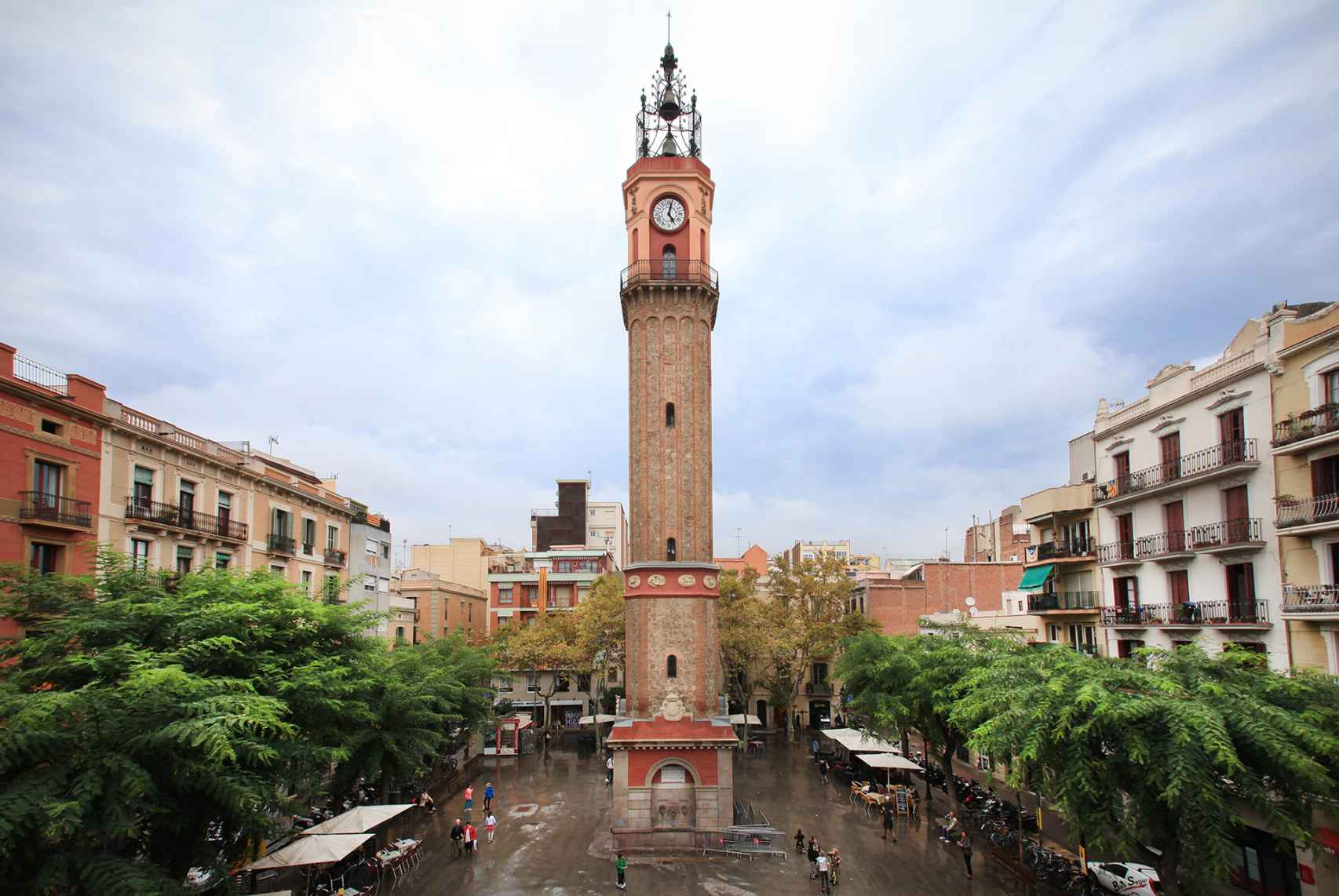 La plaza de la Vila de Gràcia de Barcelona