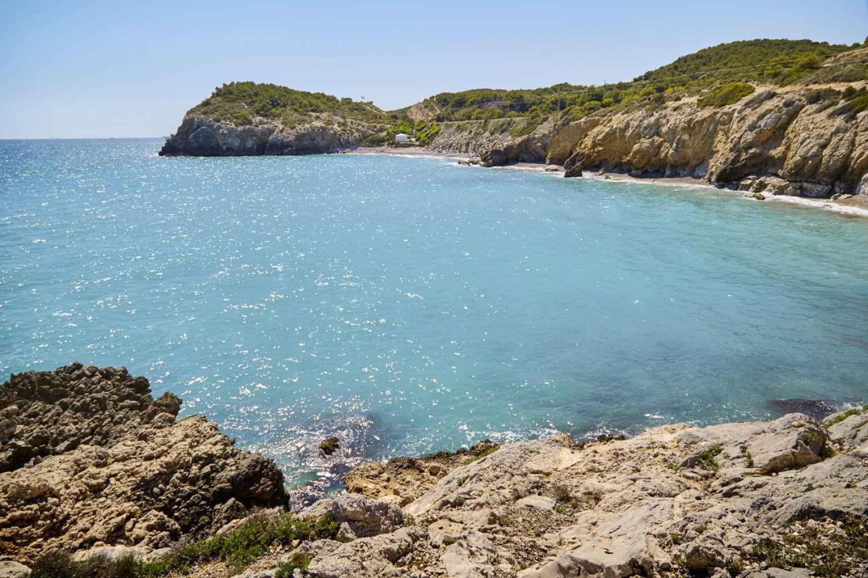 Cala de L'Home Mort de Sitges