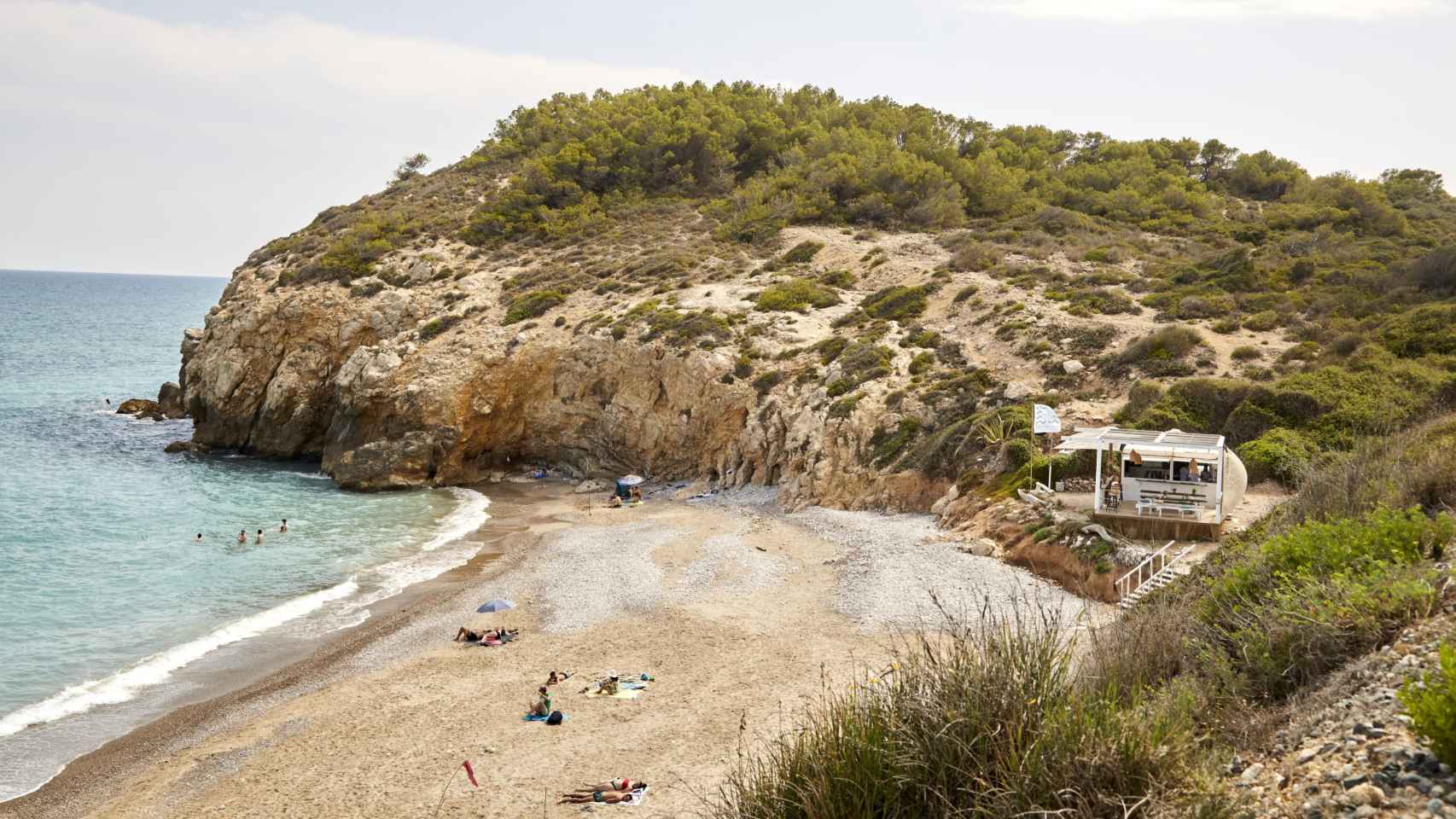 Cala de L'Home Mort de Sitges