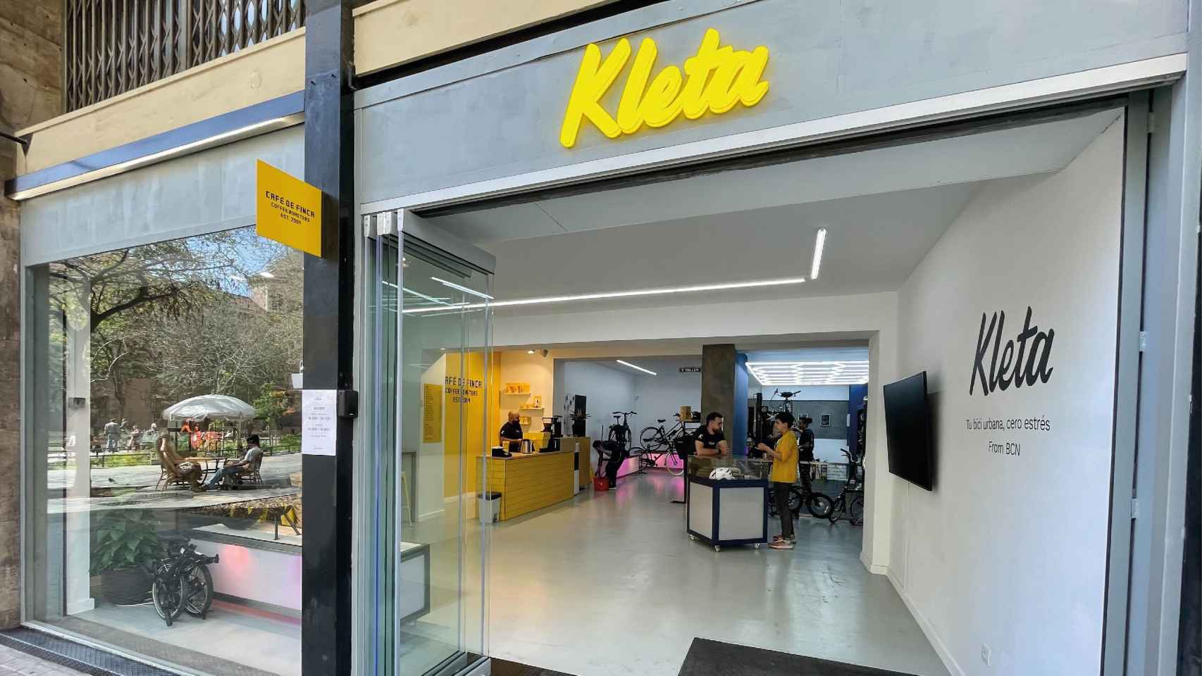 Tienda de Kleta en la calle Enric Granados de Barcelona