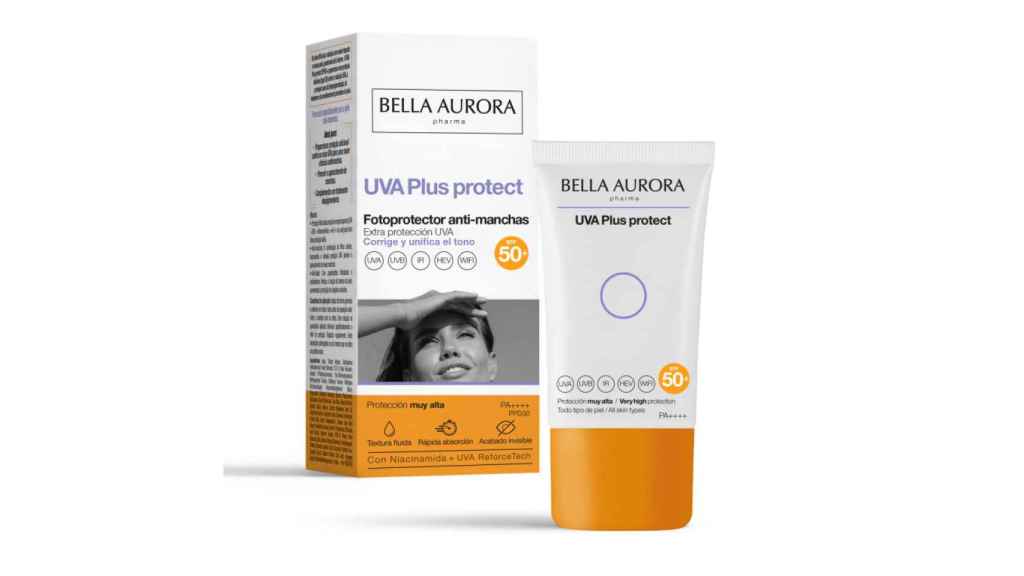 Fotoprotector anti-manchas UVA Plus protect de Bella Aurora