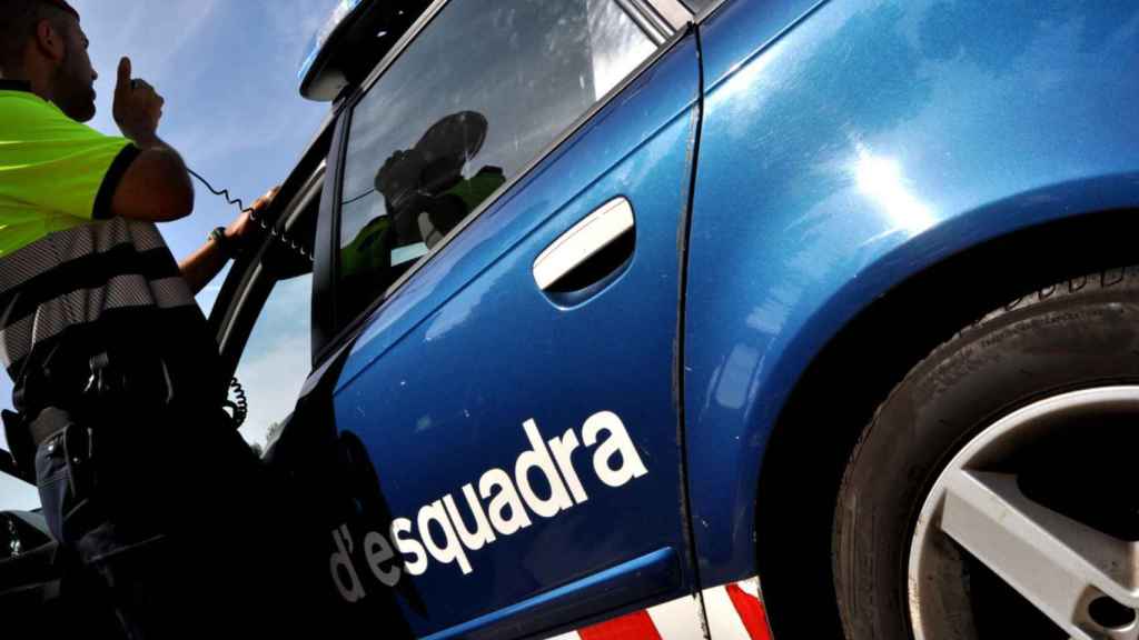 Un coche patrulla de los Mossos d'Esquadra