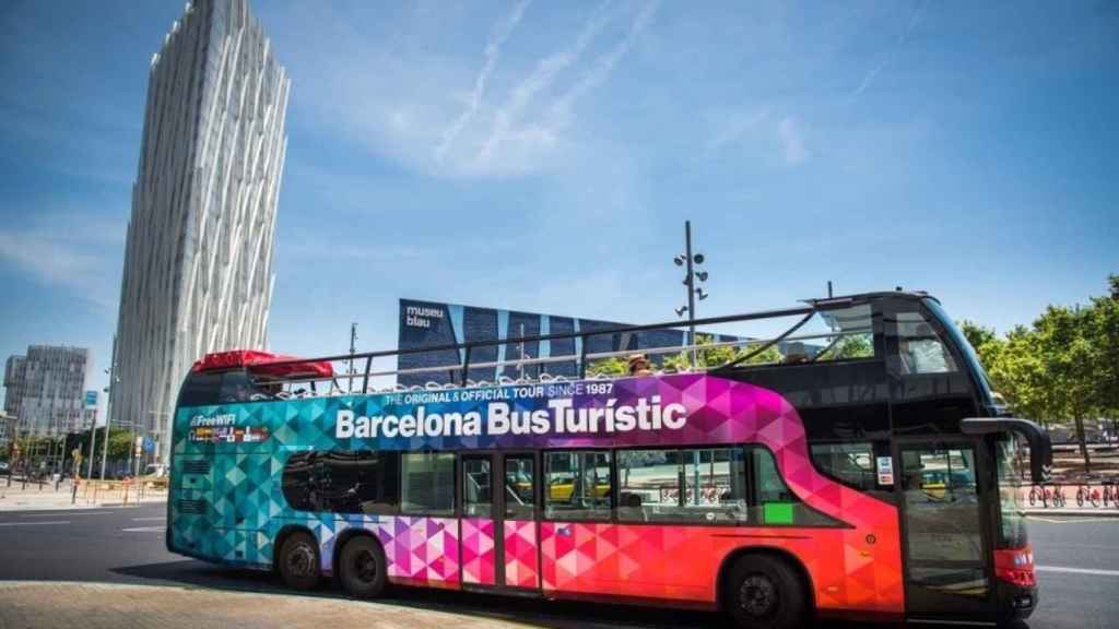 Bus turístico en Barcelona