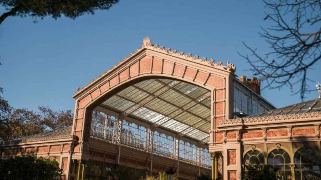 Hivernacle en el parque de la Ciutadella de Barcelona