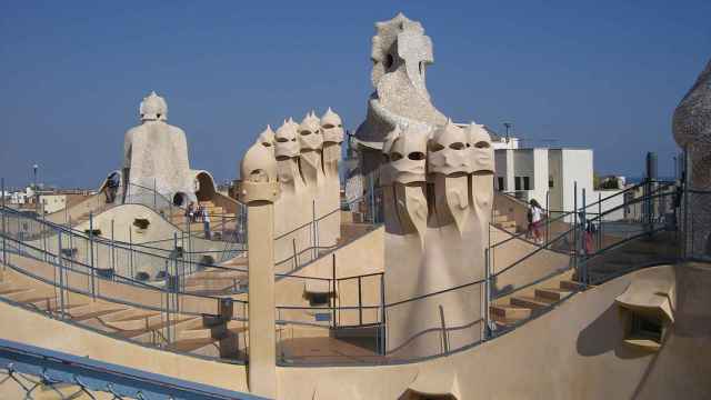 Visita a las chimeneas de la Pedrera diseñadas por Gaudí