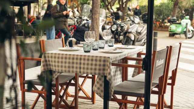 La terraza del restaurante Maggiorata de Barcelona