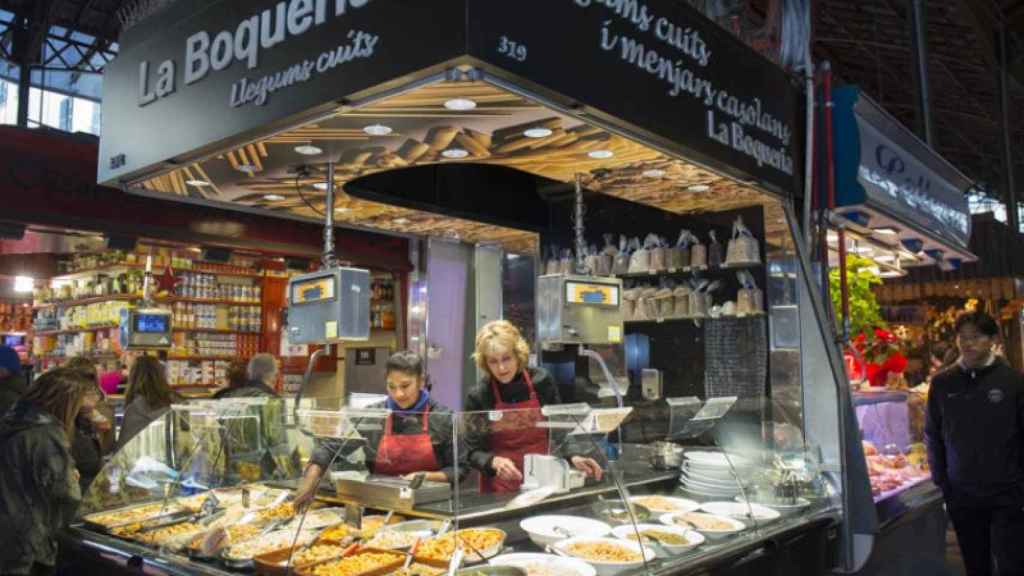 Una parada en el mercado de la Boqueria de Barcelona