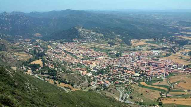 El pueblo de Berga, en la comarca del Berguedà