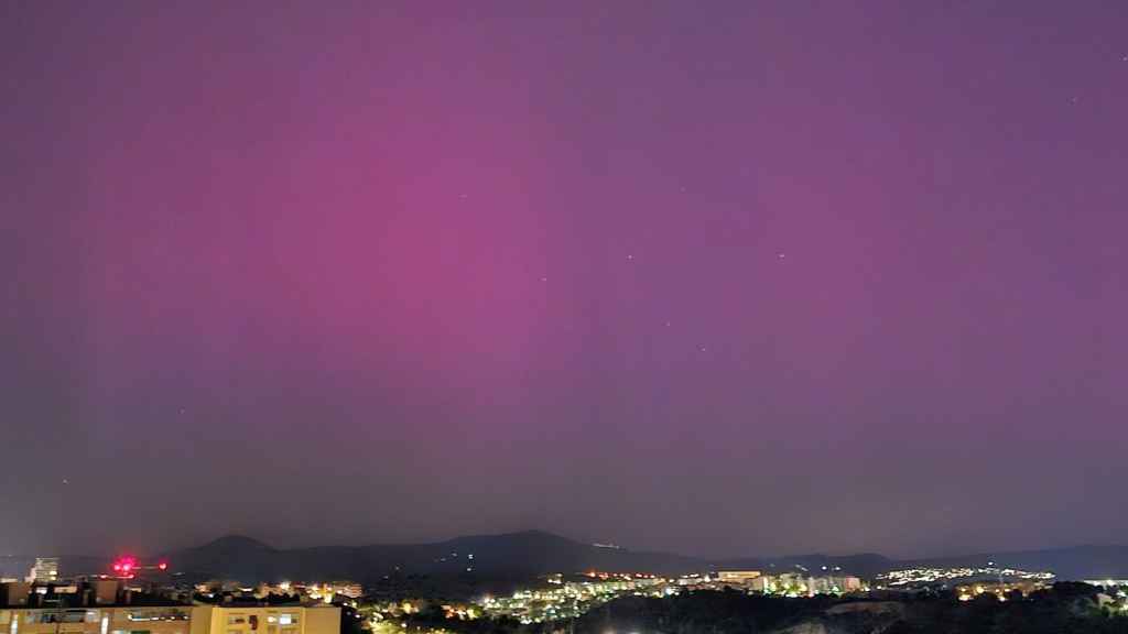 Aurora boreal desde Sabadell