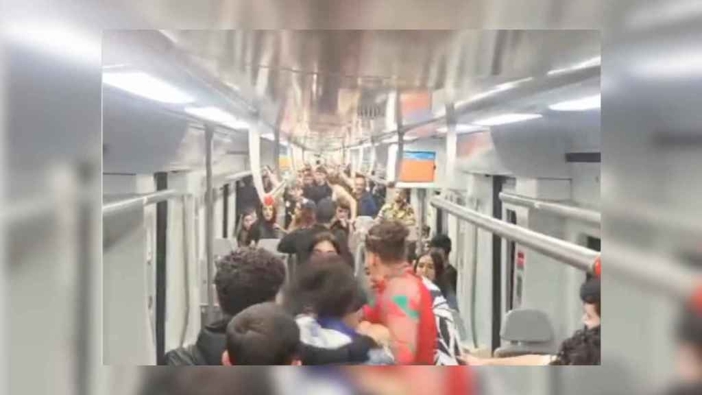 Pelea en un vagón de Rodalies