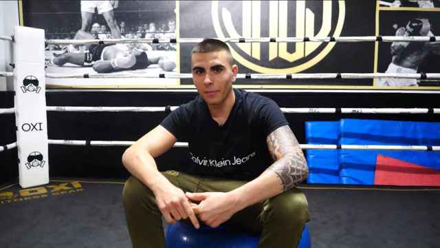 Iker, el campeón de boxeo de Catalunya en amateur