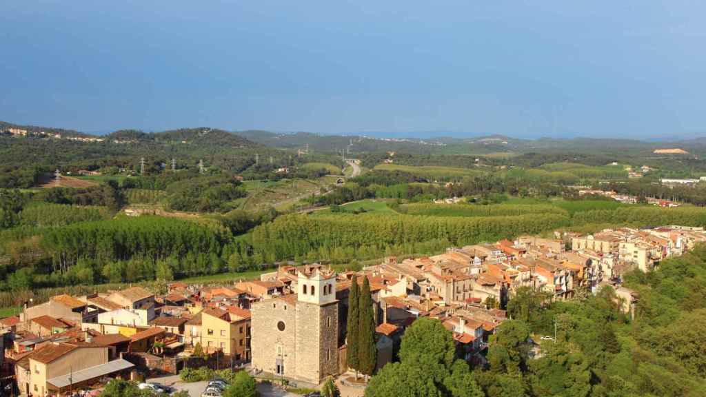 Vistas panorámicas de Hostalric