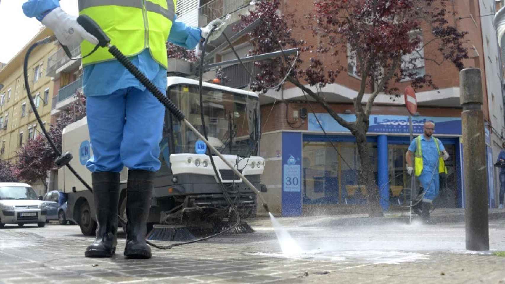 Personal de limpieza en L'Hospitalet