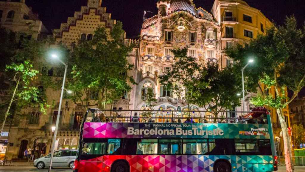 Bus turístico en Barcelona