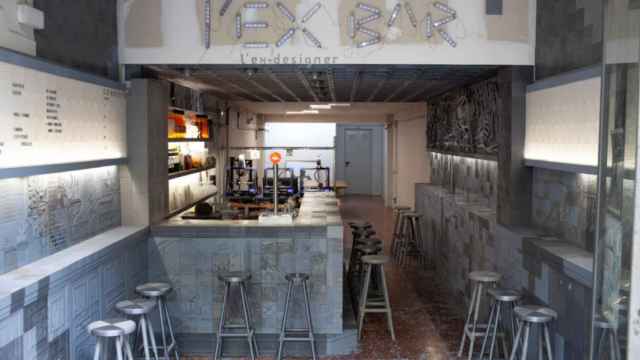 El primer bar del mundo fabricado con impresión 3D está en Barcelona