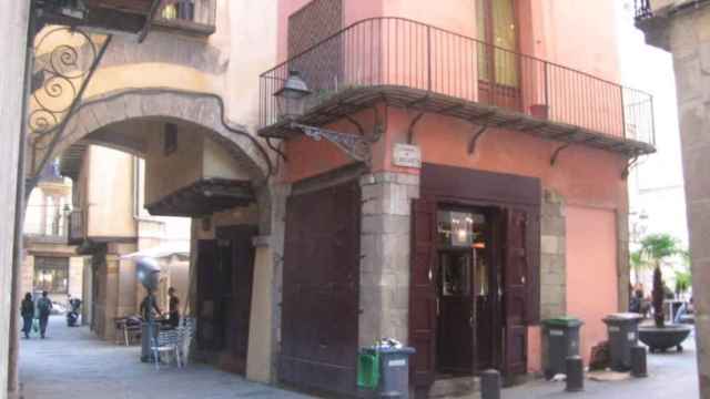 imagen de L’Anisadeta, la calle más corta de Barcelona