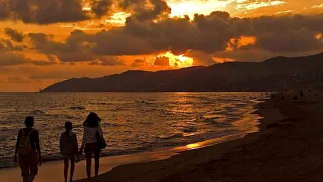 Puesta de sol en el Garraf