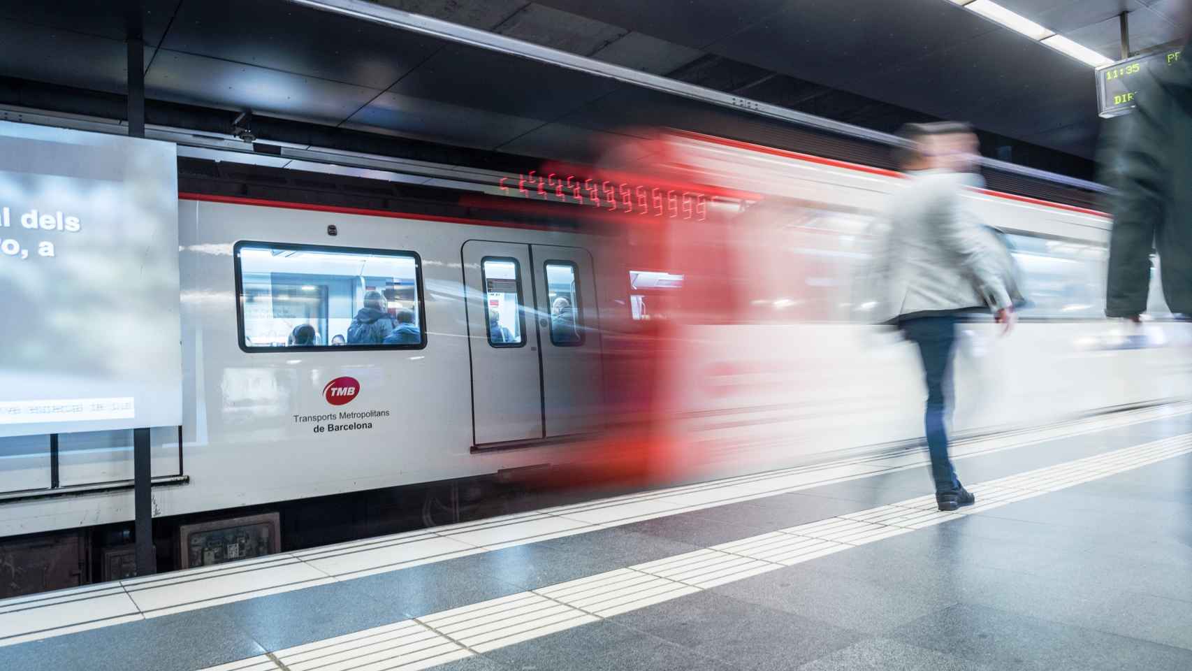 Metro en circulación