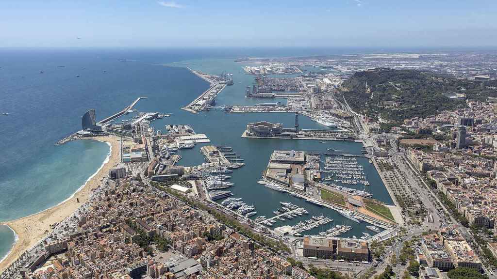 Vista aérea del Port de Barcelona