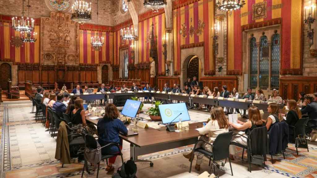 Reunión de Barcelona Global en el Ayuntamiento de Barcelona