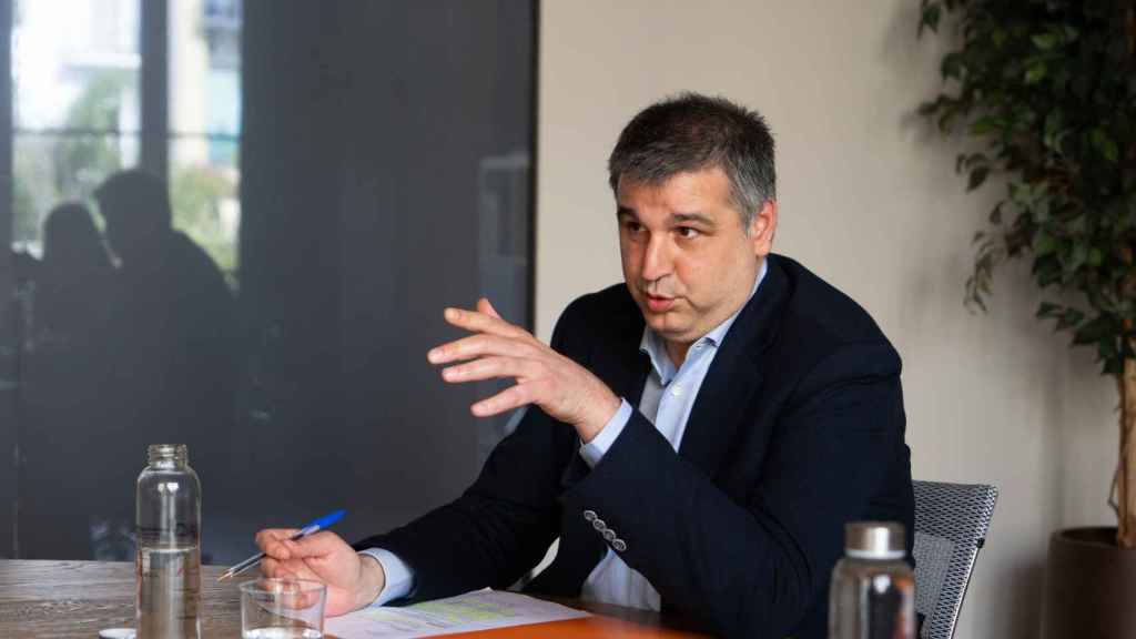 El director del Gremi de Restauració, Roger Pallarols, durante la entrevista con Metrópoli