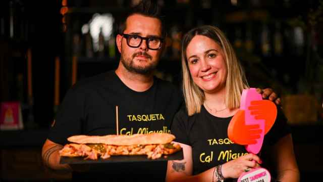 La Tasqueta Cal Miguelin con su bocadillo Especial Miguelín