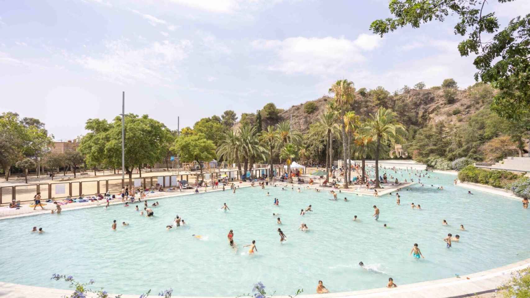 La piscina del parque de la Creueta del Coll