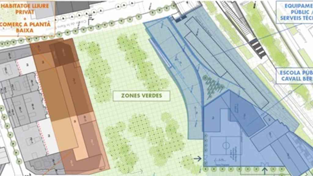 Planificación del nuevo parque urbano de la Bordeta de Barcelona