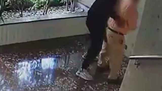 Captura de pantalla del vídeo de las cámaras de seguridad