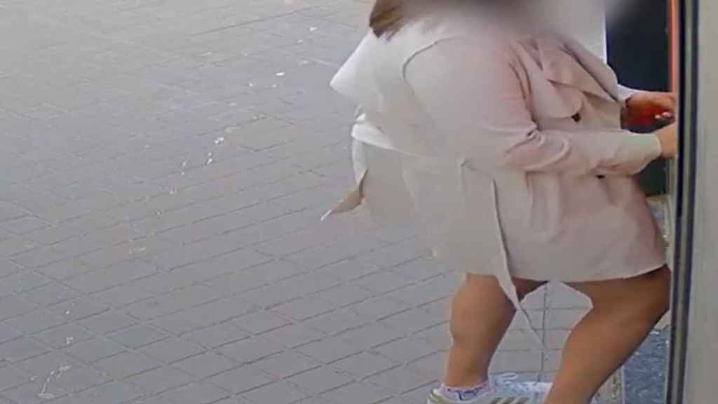 Captura de pantalla del vídeo de las cámaras de seguridad
