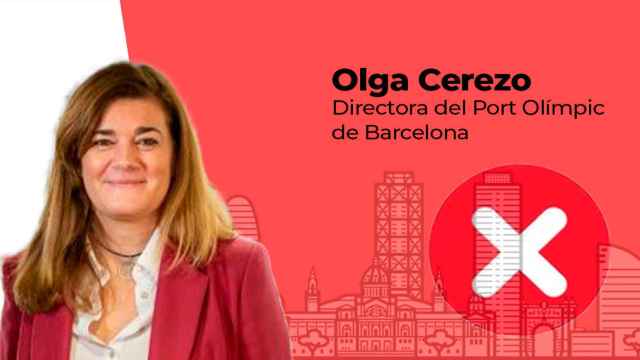 Fotomontaje de Olga Cerezo, directora del Port Olímpic de Barcelona