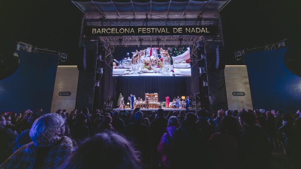 Actividad enmarcada en el 'Festival de Nadal' de Barcelona