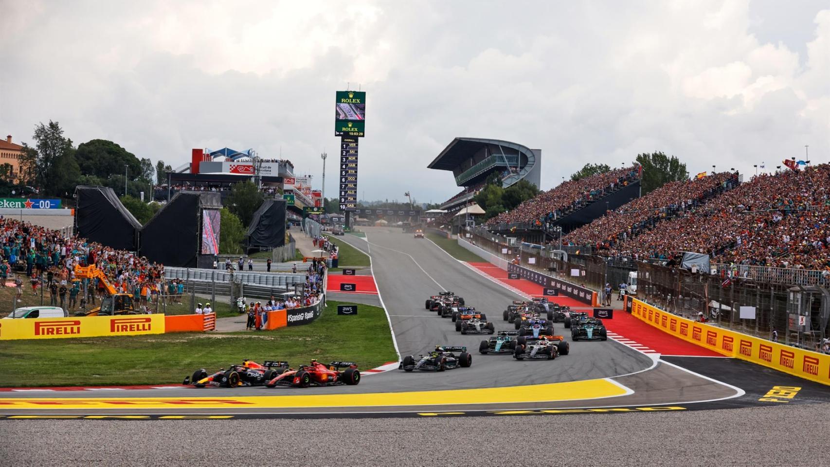 Salida del GP España de Fórmula 1 2023, en el Circuit de Montmeló
